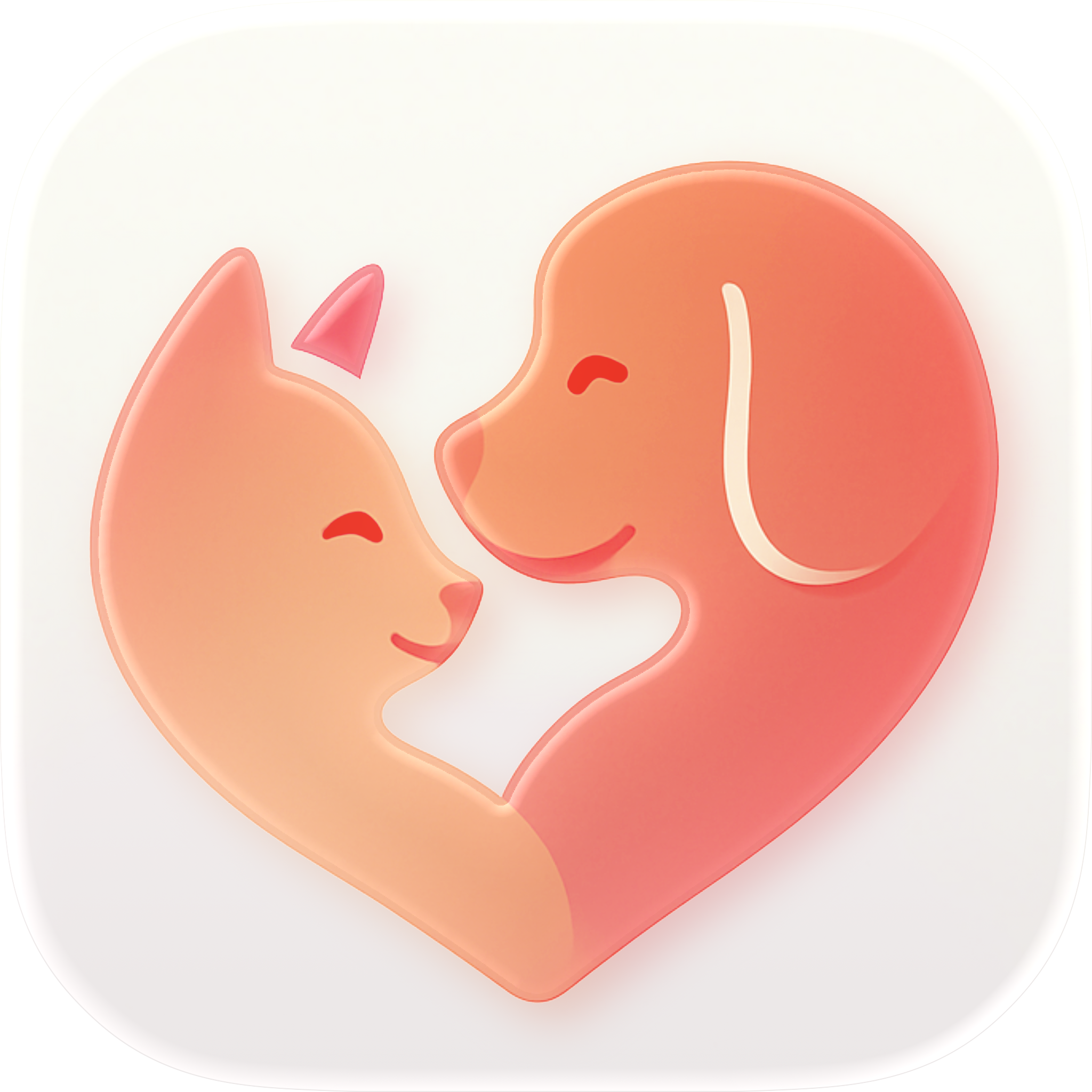 Logo of the Adopt'Animaux application, featuring a stylized animal.